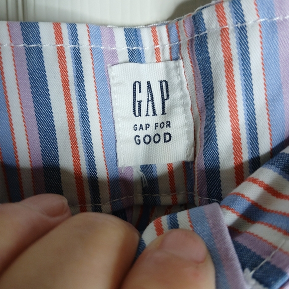 Striped Blue and Purple Shorts Sz 12 - Picture 4 of 9